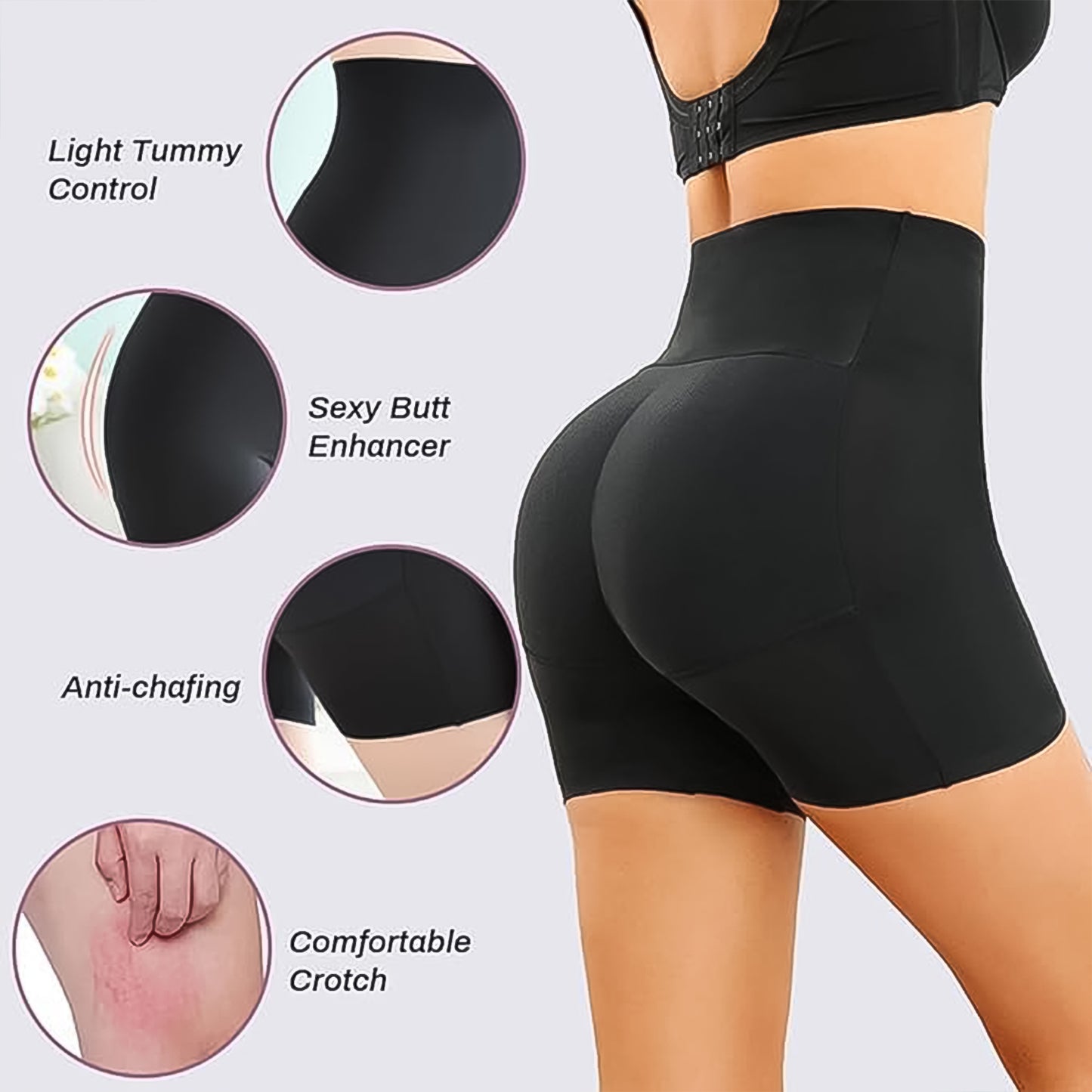 Womens Butt Lifter Padded Underwear Hip Pads Body Shaper Control Knickers Hip Pad (1 Pc Large)